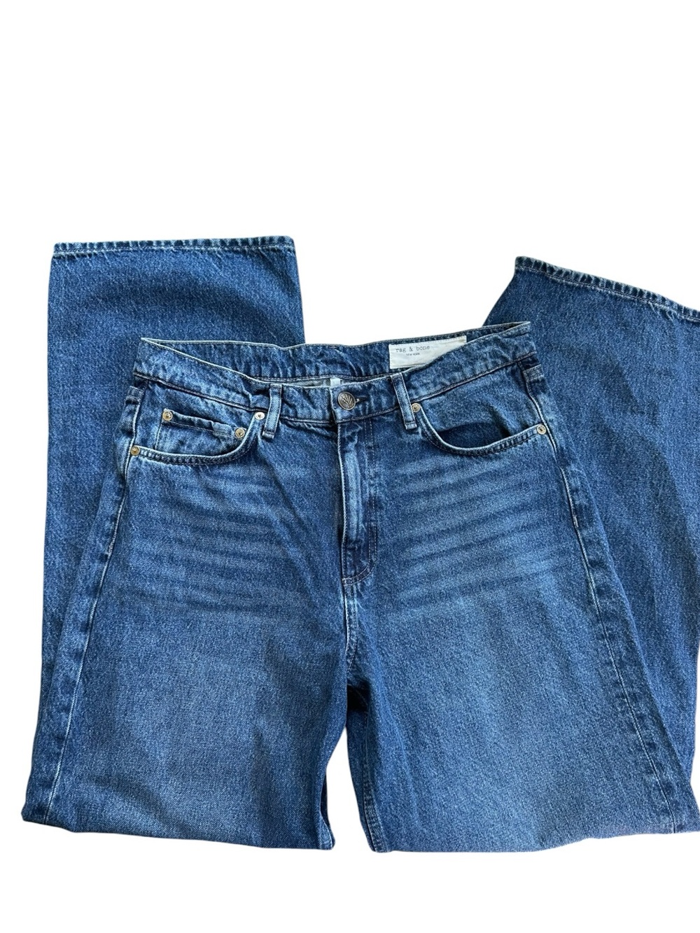 rag & bone • Relaxed Straight Jeans in Adeline - Picture 3 of 15